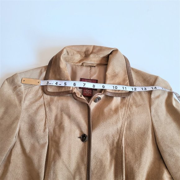 80s 90s Seattle Suede Washable Eddie Bauer Jacket - Picture 9 of 10